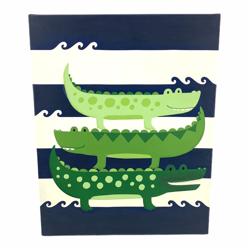 CHILDREN’S ALLIGATOR 🐊 CANVAS WALL ART
